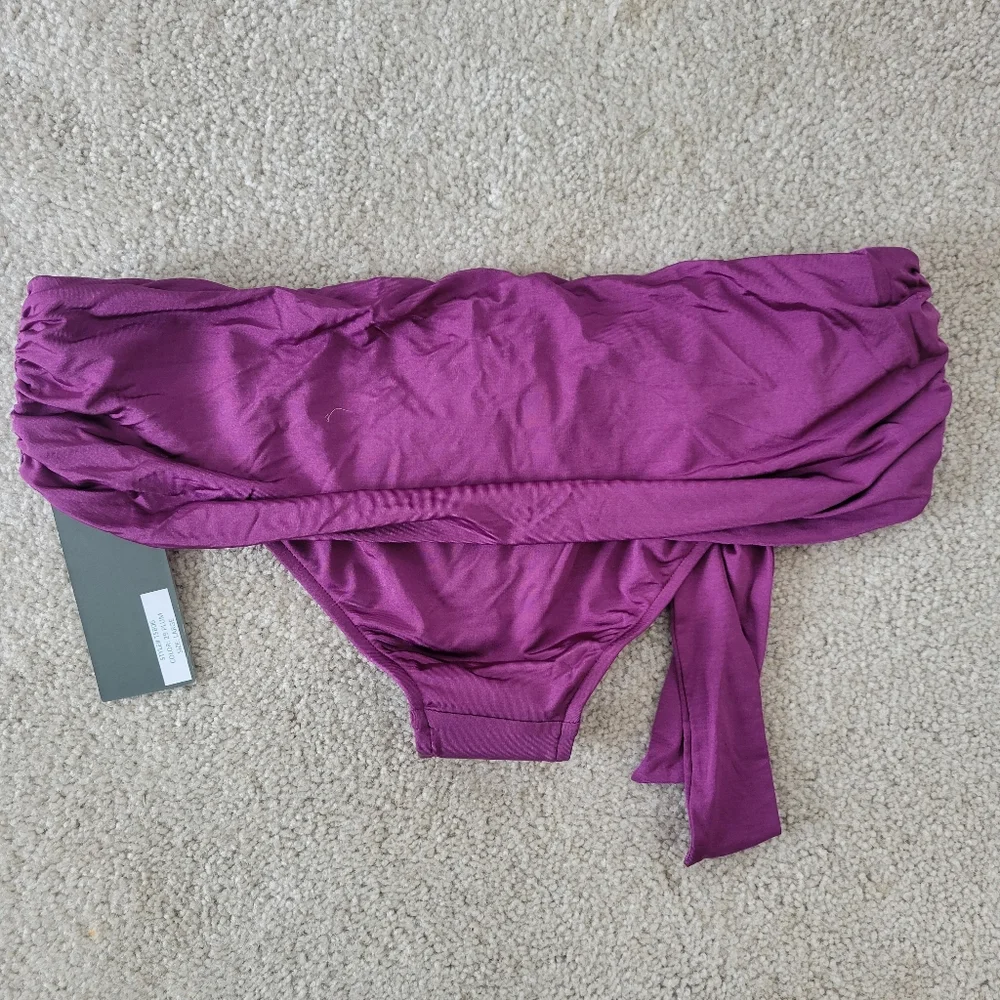 Canyon Beachwear 1 Sol Bikini Swimsuit Purple Size Large NWT